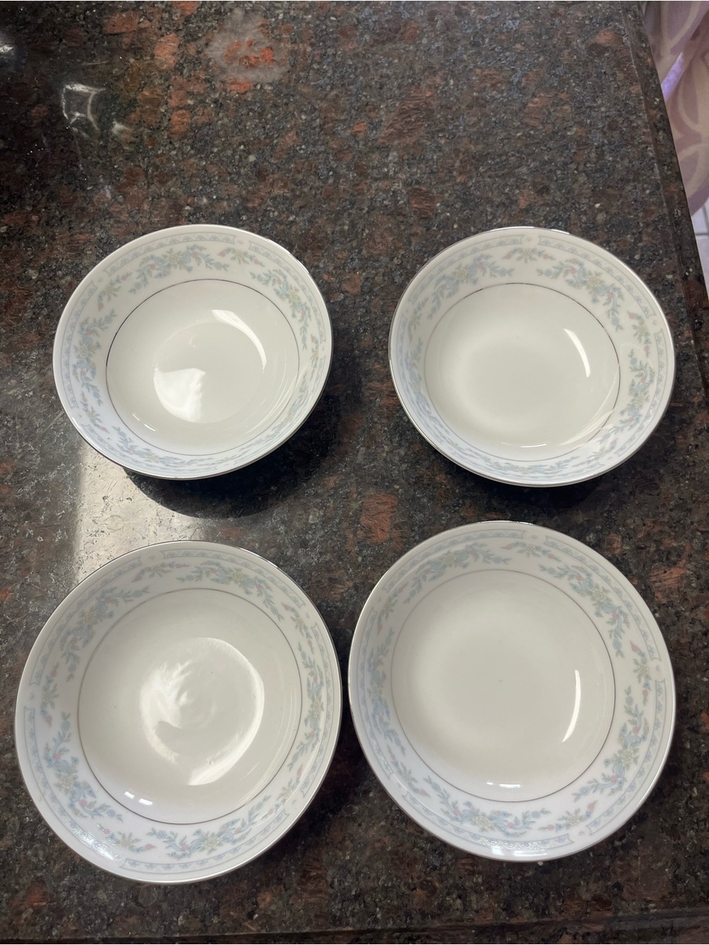Vintage Somerset  Porcelain Bowls- Set of 4